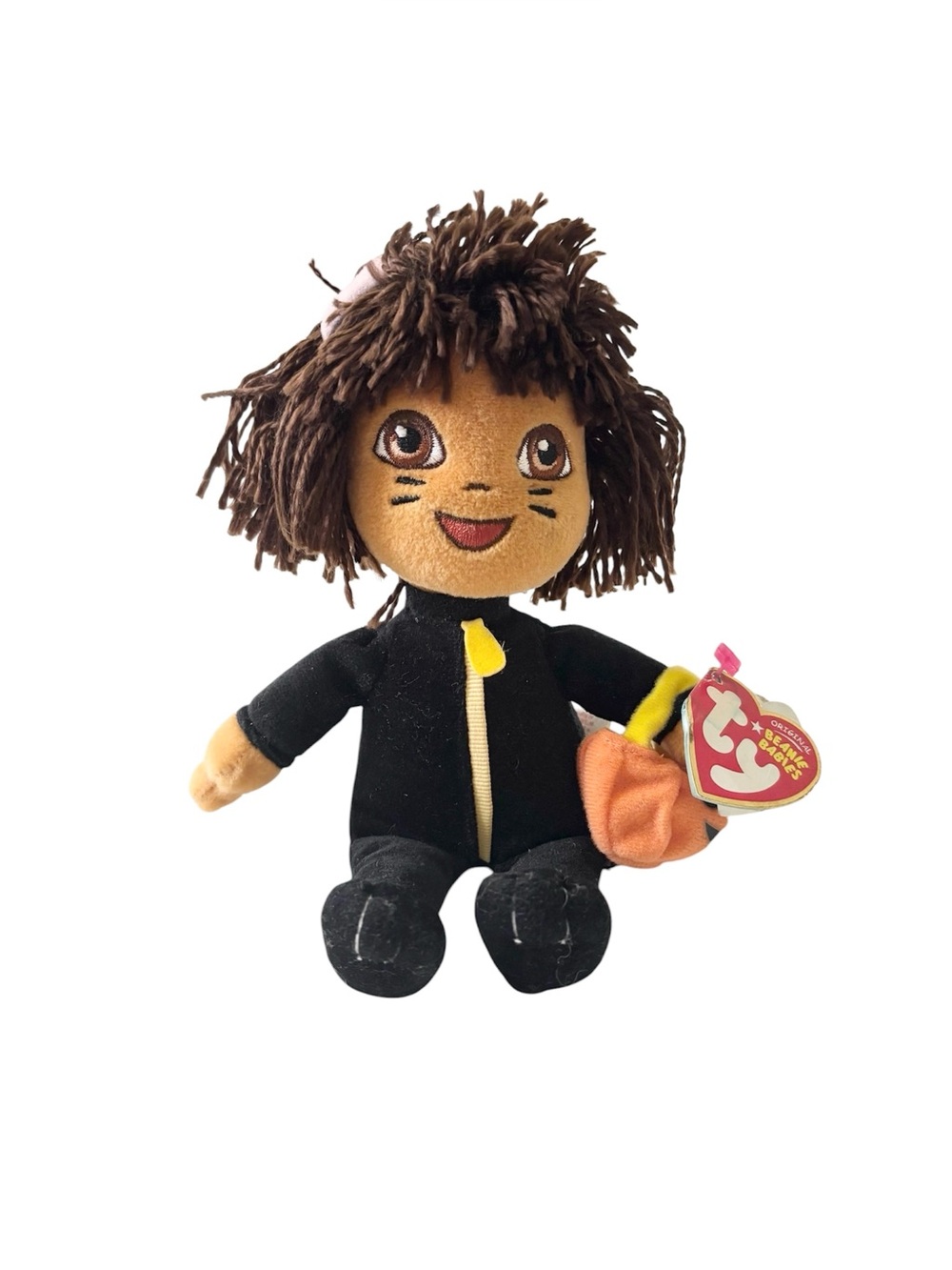 5/$15 🩷 MUST BUNDLE Ty Dora Halloween Plush Doll with Brown Yarn Hair